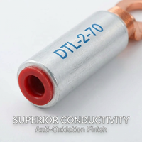 Terminal Bimetálico de Cobre y Aluminio Soldado por Fricción, Serie DTL2, Conector de Cable, Herraje de Conexión Eléctrica