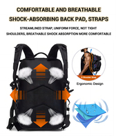 Sac à Dos Tactique OEM Étanche de 45L pour Extérieur, Molle, Randonnée, Camping, Crossfit, Voyage, pour Hommes et Femmes