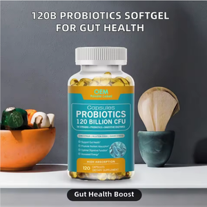 <strong>Probiotic</strong> Complex Beauty Softgel Capsules Multi-Strain Adult Energy Management <strong>Supplement</strong> - Product Image 1