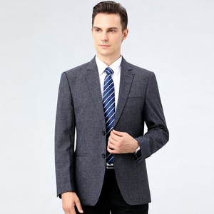 High Quality <strong>Men's</strong> Customize <strong>Suits</strong> No-iron Business <strong>Stripe</strong> <strong>Suit</strong> - Product Image 4