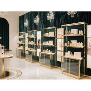化粧品製品カウンター香水ディスプレイショーケース化粧品店家具ラックディスプレイ小売用美容用品 - Product Image 2