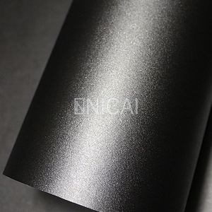 Harga Pabrik BADUN 111 Stiker Beku Vinil Mobil Berkilau Hitam Matte Gelembung Udara Gratis untuk Pembungkus Kulit Laptop - Product Image 1