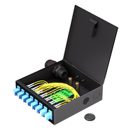 35MM Industrial-grade Small Guideway Optical Fiber 8/16-core Fttx 4/8-port ST SC FC LC Optical Fiber Terminal Box