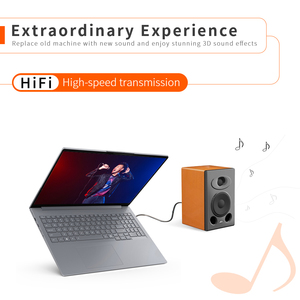 Alta calidad USB C macho a TOSLINK Digital macho chapado en oro enchufe gris Nylon trenzado Plug and Play adaptador <span class=keywords><strong>Cable</strong></span> de Audio - Product Image 2