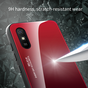 Nuovi Arrivi Gradiente Del Respingente di TPU Temperato Vetro Della Copertura Posteriore Del Telefono Mobile di Protezione Borse Funda Per Il Caso di <span class=keywords><strong>Xiaomi</strong></span> Per Redmi <span class=keywords><strong>9A</strong></span> - Product Image 5