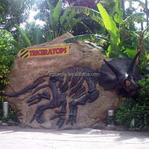 Fósil de dinosaurio con restos antiguos prehistóricos de tamaño Original de vida personalizada de fábrica de alta calidad de Zigong para exposición - Product Image 6