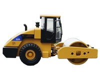 Compacteur de sol vibrant SEM522 à tambour unique avec pompe hydraulique pour routes de carrière et nivellement agricole