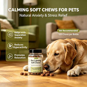 Friandises calmantes pour animaux de compagnie en gros pour les animaleries, friandises calmantes naturelles pour chiens, friandises molles pour chiots anxieux - Product Image 6