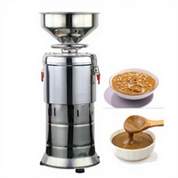 Machine à pâte verticale commerciale en acier inoxydable pour la fabrication de beurre de cacahuète, de pâte de soja, de pâte de légumes et de pâte de noix