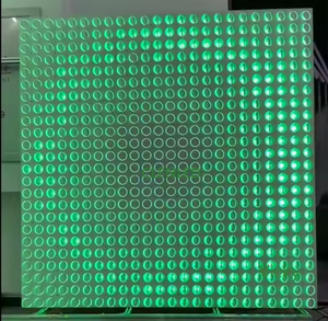 Módulo de Lámparas de Inducción con Matriz Escamada Dorada, Panel de Iluminación Dinámica Giratorio de <span class=keywords><strong>360</strong></span>°, DMX512 IP40 RGB para Exposiciones, Centros Comerciales y Tiendas - Product Image 4