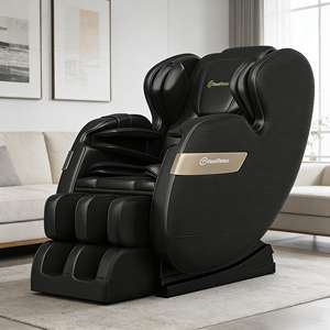 2D ADV Механизм массажа, двухъядерный процессор, S-образная трасса, управление одной кнопкой, нулевая гравитация, управление через приложение, подогрев поясницы и икр, 20 воздушных подушек, Bluetooth - Product Image 1