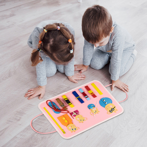 Juguetes Montessori Hagomyhome para Niños de 2-3 Años, Tableros de Actividades de Fieltro para Educación Temprana, Material de Poliéster, Tamaño Personalizado - Product Image 4