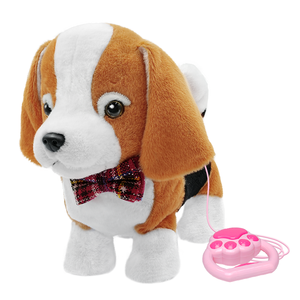 Sıcak satış interaktif elektronik yürüyüş Pet peluş oyuncak dolması havlayan köpek oyuncak genç çocuklar için - Product Image 1