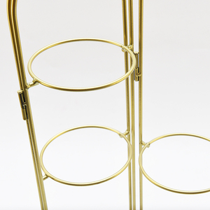 Metà del Secolo Elegante Decorazione del Giardino Vaso di Fiori In <span class=keywords><strong>Metallo</strong></span> Del Basamento Fioriera Titolare - Product Image 6