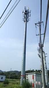 Thép mạ kẽm monopole thông tin liên lạc tháp mast ngoài trời Viễn Thông tín hiệu tháp - Product Image 3