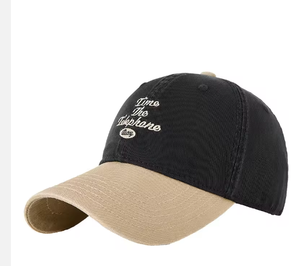Nouveauté, casquette de baseball en coton à 6 panneaux, non structurée, unisexe, pour l'extérieur, avec logo brodé personnalisé bicolore, casquette décontractée pour adultes, casquette de papa - Product Image 6