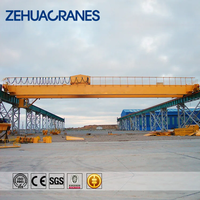 Pont roulant à double poutre QD avec poutre profilée et chariot à treuil pour usine