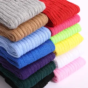 Wholesale Women Girl Candy Color Slouch Socks Long Terry Cushion Winter Slouch Socks