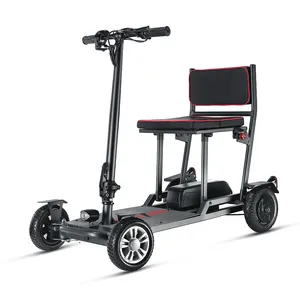 Portable Folding Small 4 Wheel Electric Scooter Ultra-Light Mobile Scooter For Adults Elderly