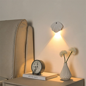 Forme de coquille fer plastique Style Simple LED plafonniers d'intérieur de haute qualité pour chambre salon plafonnier LED moderne - Product Image 6