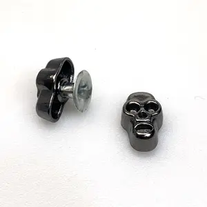 Fabrikanten Groothandel Custom Hoge Kwaliteit Spookkop Skelet Hoofd Legering Schedel Klinknagel Studs Bagage Accessoires