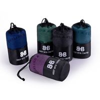 2023 vente chaude personnalisé ultra-doux séchage rapide absorbant micro serviette de sport sublimée randonnée natation basket-ball serviette cheveux serviette