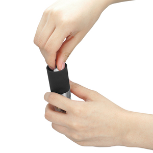 2 Trong 1 Gốm Mill Muối Hạt Tiêu Máy Xay Đặt Đứng <span class=keywords><strong>Mini</strong></span> Khô Gia Vị Mill Chai Thủy Tinh Của Nhãn Hiệu Chức Năng Tùy Chỉnh Logo Made PC Nhựa - Product Image 4