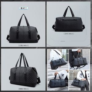 Bolsa de Viaje Deportiva Unisex Personalizable con Logotipo, de Cuero PU, con Cierre, Resistente al Agua, con Patrón Geométrico, Organizador para Gimnasio - Product Image 3