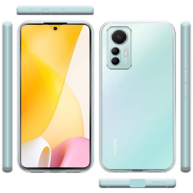 Full 360 Degree Cover Hard PC Soft TPU Back Case Phone Cover for Xiaomi 12 Lite