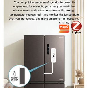 Tuya Zigbee <b>Temperatures</b> Humidity <b>Sensor</b> With External Probe <b>Wireless</b> <b>Temperatures</b> App Monitor for Freezer Fish Tank - Product Image 4
