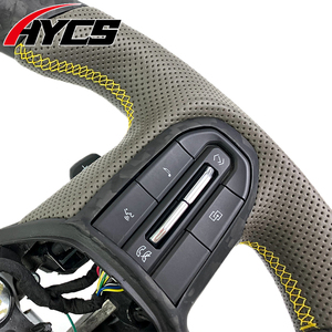 Volante deportivo personalizado de fibra de carbono Real para Chevrolet GMC Yukon Sierra EV GMC Canyon, mejora Interior del coche, compatible con calefacción - Product Image 4