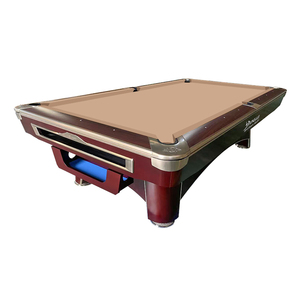 โต๊ะพูลบิลเลียตไม้มะฮอกกานีหรูหราสำหรับใช้ในเชิงพาณิชย์ - Product Image 1