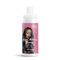 Colle à dentelle imperméable et spray de fusion pour perruques en dentelle, marque privée, pour peaux sensibles