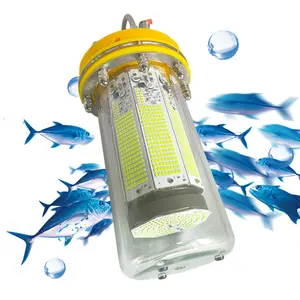 ग्रीन 1100 डब्ल्यू 8 साइड ग्लो और नीचे चमक शक्तिशाली सबमर्सिबल कार्पफिशिंग ने पानी के नीचे मछली पकड़ने की रोशनी