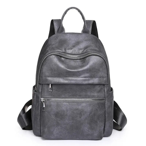 Manufacturer Custom Wholesale Quality <strong>Brown</strong> <strong>Backpack</strong> Bag Female Leather Back Packs Large Vintage Pu <strong>Backpack</strong> for Women - Product Image 3
