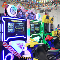 Máquina de Juego de Arcade Simulador de Carreras de Motos Reacondicionada para Dos Personas para Anime City