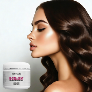 YOGI CARE Masque capillaire au collagène pour réparation profonde et hydratation, OEM/ODM, marque privée, vente en gros pour salons - Product Image 1