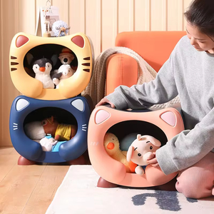 Cajas de Juguetes Apilables de Plástico PP con Diseño de Dibujos Animados para Niños - Product Image 2