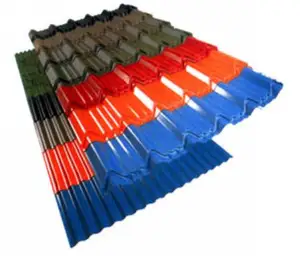 High Quality Ppgi Color Coated Tiles Metal Corrugated Galvanized Steel Roofing Sheets Ppgl Roofing Sheets