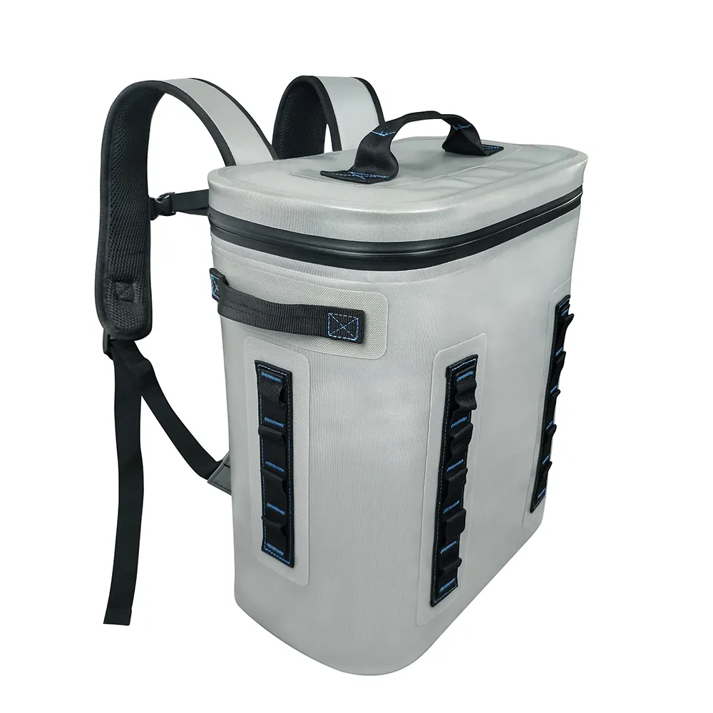 Vente en gros YETl Type personnalisé portable étanche TPU 20l sac à dos isotherme camping souple isotherme pour la vie en plein air