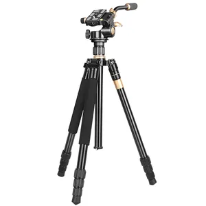 Factory Custom Professional Tripod stand For DSLR Camera accept customized colors and OEM services for QZSD