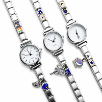 Reloj Italiano de Acero Inoxidable, Resistente al Agua, con Correa de 20mm, Esfera de Cuarzo Analógica Cuadrada de Aleación, 46mm, Precio de Fábrica, Personalizable