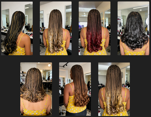 <span class=keywords><strong>Trenzas</strong></span> de Cabello de Seda Ligeras de Venta Caliente, Pre-Enlazadas, con Aspecto Natural, Rizos Franceses, Cabello de Ganchillo para Mujeres Afroamericanas - Product Image 5
