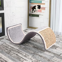 EUR Planche à gratter pour chats en PET résistante aux rayures et à l'abrasion Texture naturelle Planche à gratter pour chats d'intérieur