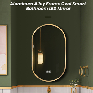 Chống sương mù phòng tắm gương cảm ứng thông minh Gương tủ thuốc hình bầu dục Gương phòng tắm - Product Image 4