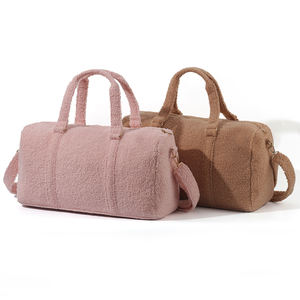 Sac de voyage fourre-tout pour filles, musette rose de week-end, super mignon, en <span class=keywords><strong>peluche</strong></span>, pour enfants, nouvelle collection hiver - Product Image 1