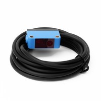 Capteur laser photoélectrique infrarouge carré personnalisé à réflexion diffuse PNP NPN 10-30VDC Temps de réponse 5ms Fixe