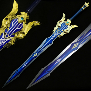 Épée Song of <span class=keywords><strong>Broken</strong></span> Pines du jeu Genshin Impact, accessoire de cosplay, pour collection et décoration - Product Image 1