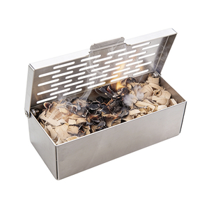 Caja Ahumadora Pinnovo para Parrilla de Carbón - Acero Inoxidable, Fácil de Limpiar, Accesorio Universal para Ahumar y Cocinar al Aire Libre - Product Image 3