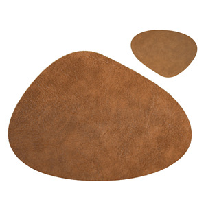 Oval Luxury Faux Leather PU Placemats Coaster Sets Plastic <strong>Kitchen</strong> <strong>Accessories</strong> for Farmhouse Decor Dropshipping Home - Product Image 1
